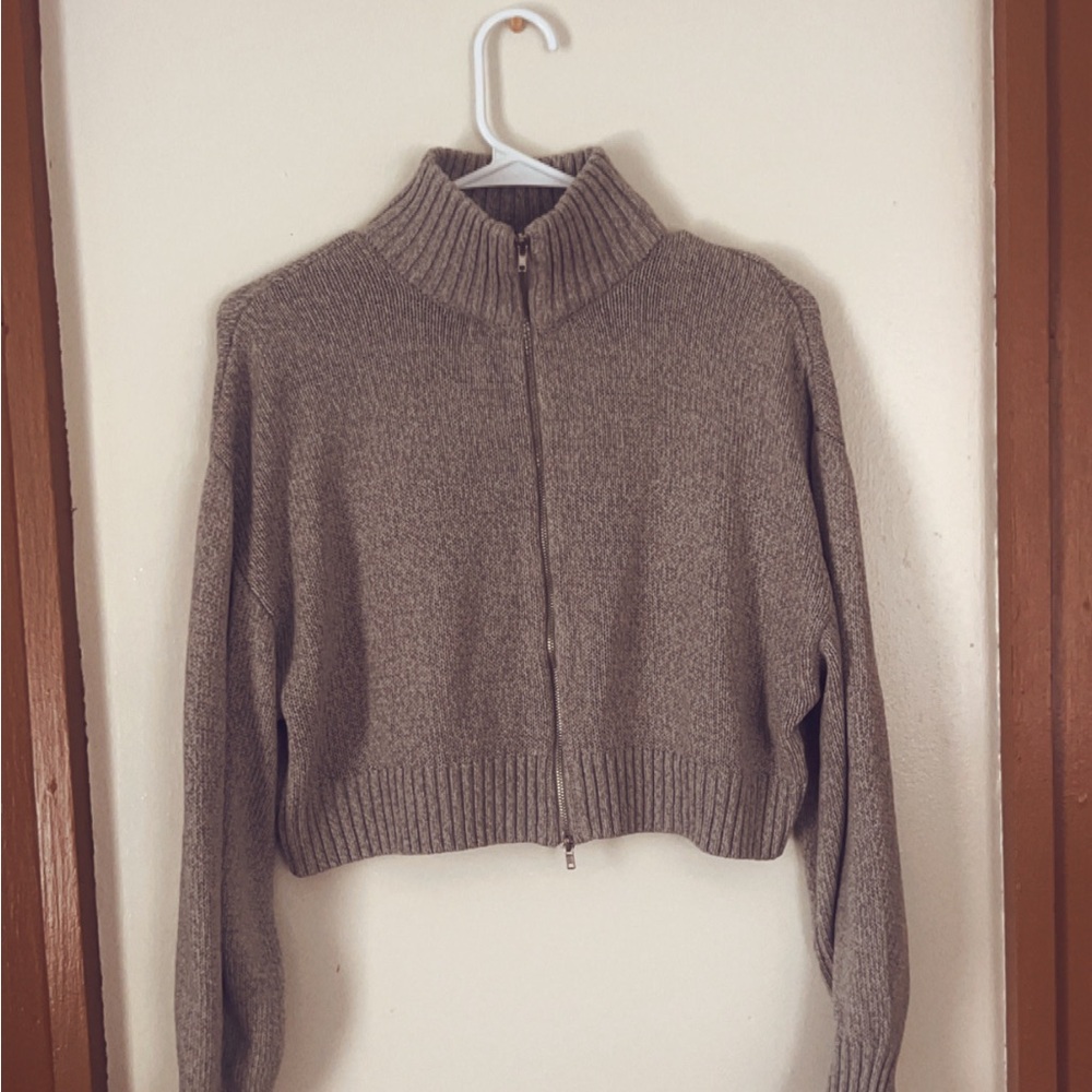 Cozy Grey Turtleneck Sweater